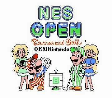 Mario Open Golf (Japan) (Rev 1) (Virtual Console) screen shot title